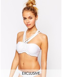 Wolfwhistle Wolf Whistle Wolf And Whistle Multi Strap Bandeau Bikini Size Top D Ff