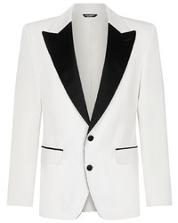 Dolce & Gabbana Contrast Lapel Tailored Blazer