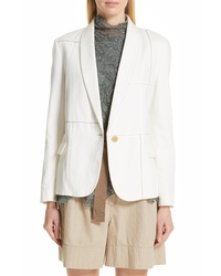 Brunello Cucinelli Monili Patchwork Linen Cotton Jacket