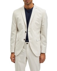 Selected Homme Mylo Logan Slim Fit Sport Coat In Whitecap Gray At Nordstrom