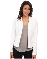 Adrianna Papell Open Front Color Blocked Blazer