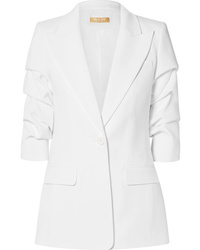 Michael Kors Collection Ruched Crepe Blazer