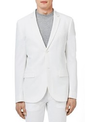 Topman Skinny Fit Seersucker Suit Jacket