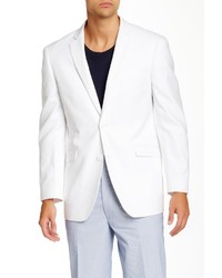 U.S. Polo Assn. Us Polo Assn White Hopsack Two Button Modern Fit Sport Coat