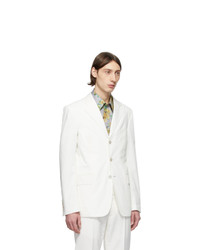 Givenchy White Twill Blazer