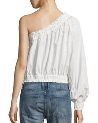 Free People Anabelle Cotton One Shoulder Top