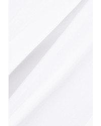 Rosetta Getty Asymmetric Cotton Jersey Top White