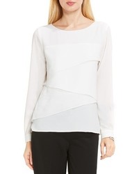 Vince Camuto Asymmetrical Tiered Blouse