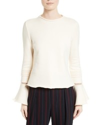 See by Chloe Bell Sleeve Cotton Top