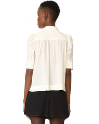 Marc Jacobs Blouse With Collar And Pin