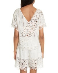 Opening Ceremony Broderie Anglaise Top