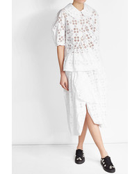 Simone Rocha Broderie Anglaise Top With Cotton