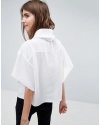 Asos Cowl Neck Top With D Ring Detail