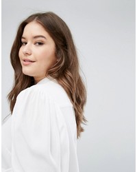 Asos Curve Curve Blouse With Exaggerated Sleeve