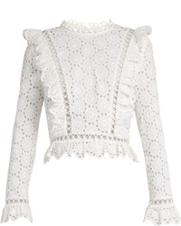 Zimmermann Divinity Wheel Broderie Anglaise Top