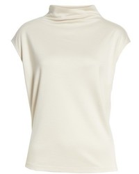 Theory Draped Cowl Neck Stretch Jersey Top