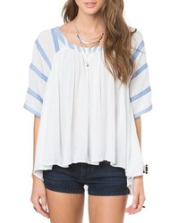 O'Neill Emerson Short Sleeve Peasant Top