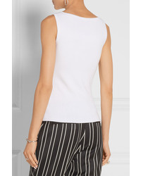 Michael Kors Michl Kors Collection Cashmere Top Ivory