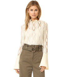 See by Chloe Open Stitch Detailed Blouse