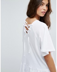Asos Oversized Swing Top With Cross Back