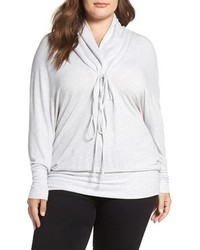 Melissa McCarthy Plus Size Seven7 Tie Front French Terry Top
