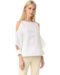 Edun Poplin Block Top