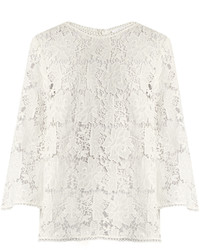 Zimmermann Rial Guipure Lace Top