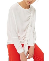Topshop Ruched Front Top