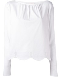 See by Chloe See By Chlo Scalloped Hem Blouse