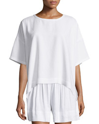 Vince Short Sleeve Square Top
