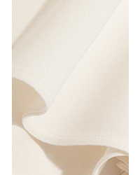 Proenza Schouler Tie Side Crepe Top Off White