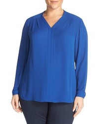 Sejour V Neck Georgette Blouse