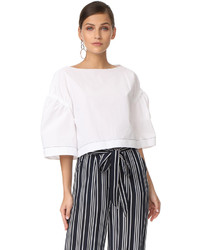 3.1 Phillip Lim Wide Sleeve Ruched Top