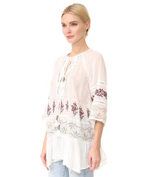 Free People Youre Mine Peasant Blouse