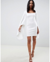 ASOS DESIGN Cape Sleeve Mini Bodycon Dress