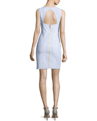 Nicole Miller Sleeveless Bodycon Bandage Dress White