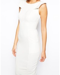 Asos Tall Pencil Dress With Fold Sleeve Detail