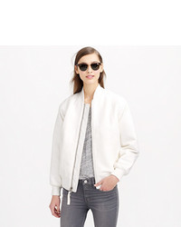 J.Crew Collection Cotton Bomber Jacket
