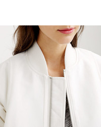 J.Crew Collection Cotton Bomber Jacket
