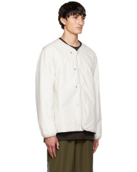 Nanamica Off White Insulated Cardigan