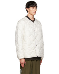 Nanamica Off White Insulated Cardigan