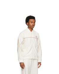 Casablanca Off White Piped Terry Track Jacket