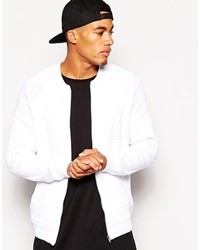 Asos Quilted Bomber Jacket