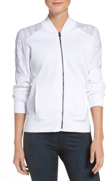 Alo Tempt Lace Yoke Bomber Jacket 118 Nordstrom Lookastic