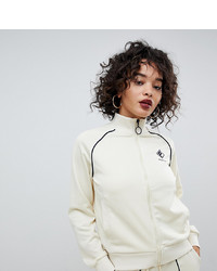 Fila Tracksuit Jacket With Chest Logo And Contrast Piping In Rib Knit Co Ord