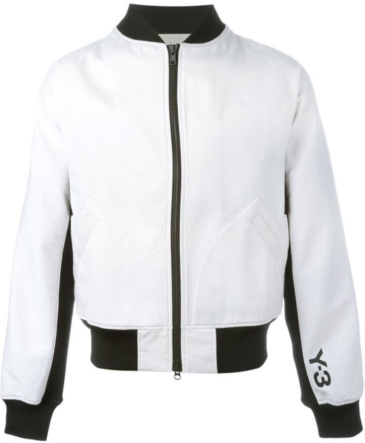 Y-3 Contrast Bomber Jacket, $840 | farfetch.com | Lookastic