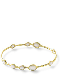 Ippolita 18k Gold Rock Candy Bangle In Mother Of Pearl