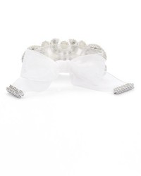 Nina Crystal Faux Pearl Tie Bracelet
