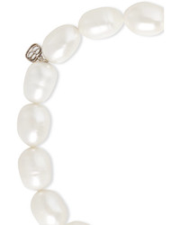 Sydney Evan Starburst Pearl Diamond And 14 Karat White Gold Bracelet