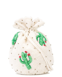 Ganni Beaded Cactus Bucket Bag